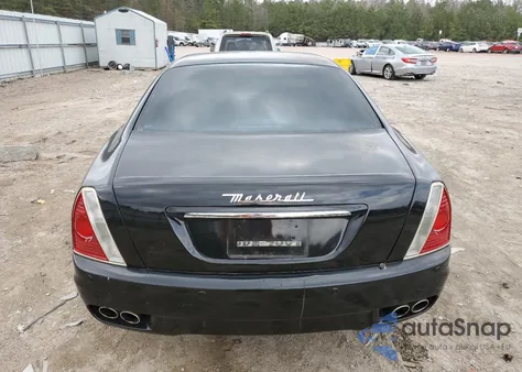 2008 Maserati Quattroporte M139 from USA, damaged, VIN ZAMFE39A780033383